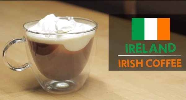 Nếu không uống được rượu bạn nên cẩn thận với cà phê irish của Ailen nhé, vì thức uống này ngoài cà phê còn có thêm chút rượu whisky nữa đấy.